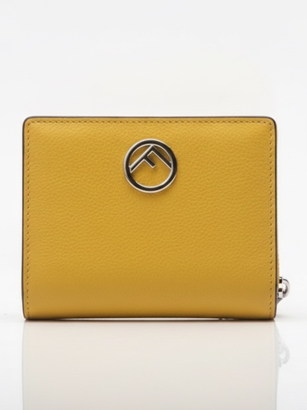 Authentic FENDI Mustard Yellow Leather Wallet EUC!